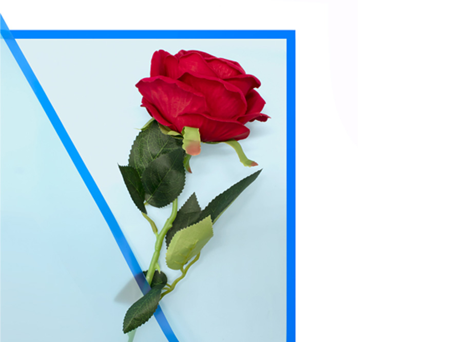  PAPEL COREANO 57 X 57 CM R/20 MEDIO TRANSP. AZUL 