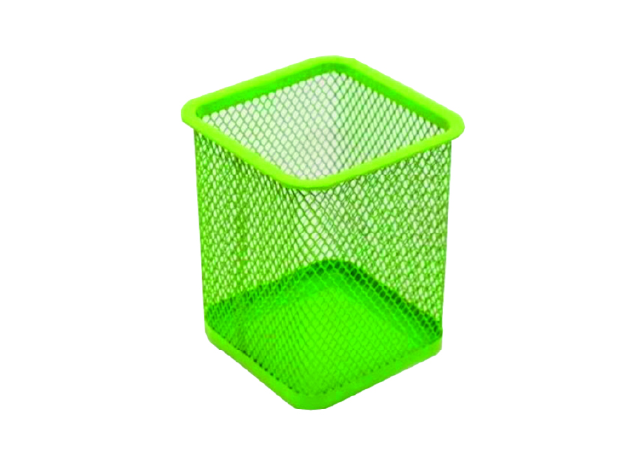  PORTALAPIZ METALICO REJILLA VE 9X10CM CUAD.OFFIONE 