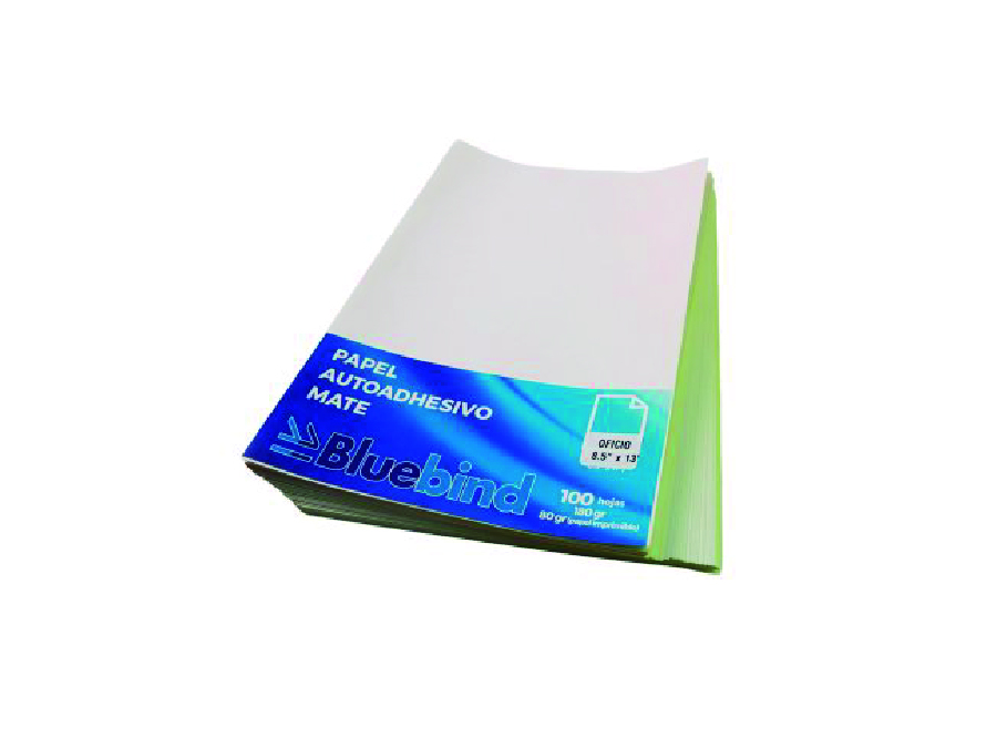  ETIQUETA ADH. SEMI-MATTE 180GR OFICIO 100UN DIAZOL 
