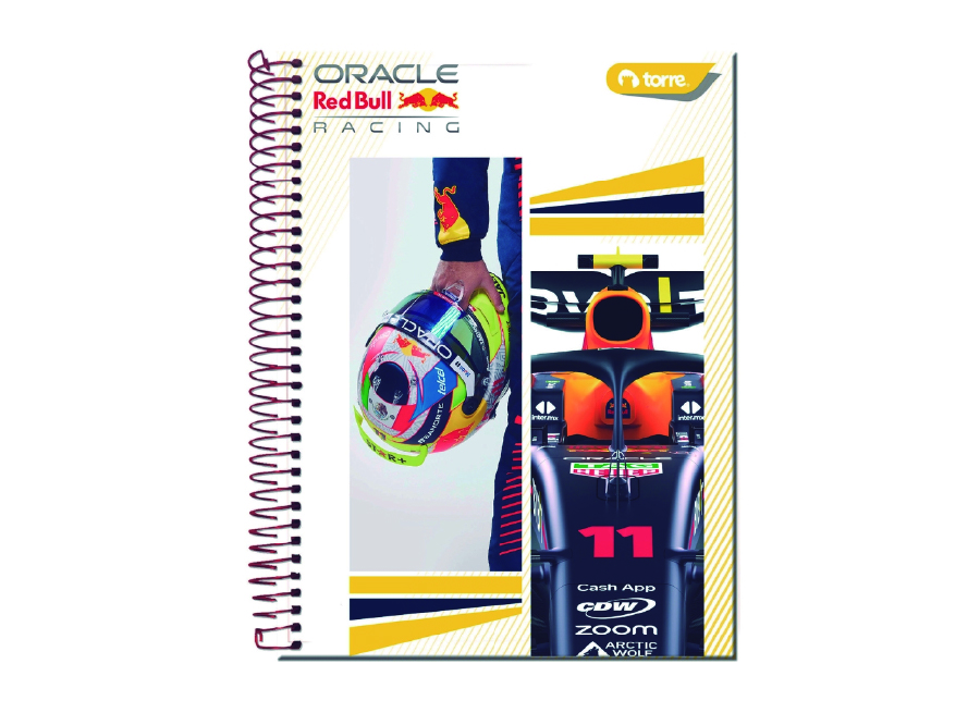  CUADERNO A4 150 HJ M7 TOP REDBULL RACING TORRE 