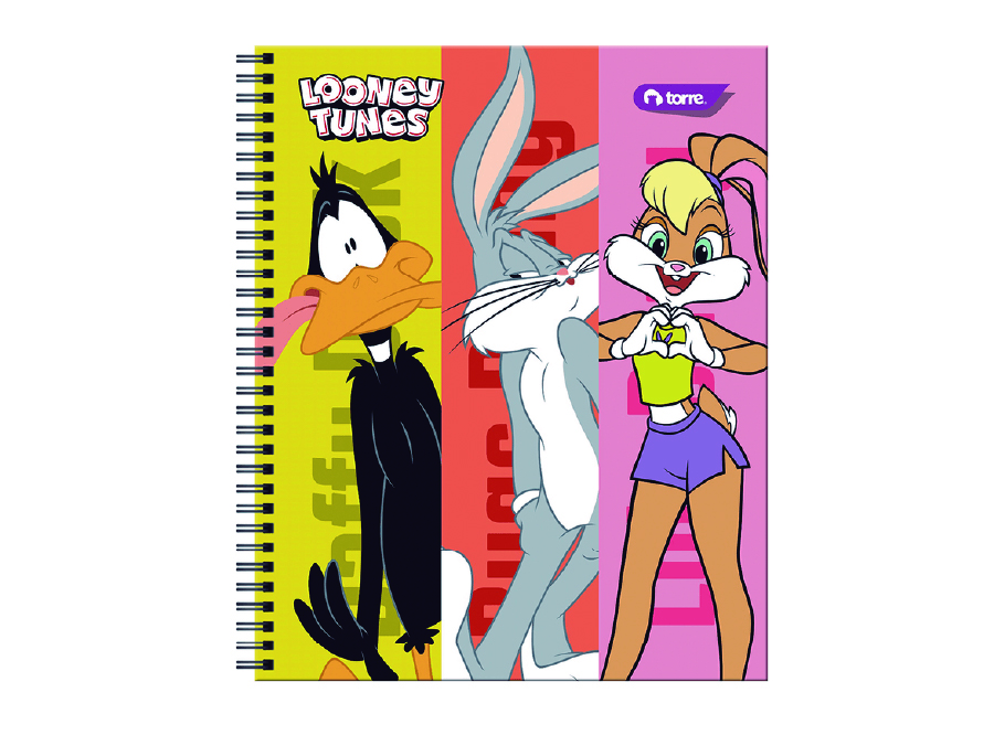  CUADERNO UNIV. E/D 100 HJ M7 TORRE LOONEY TUNES 
