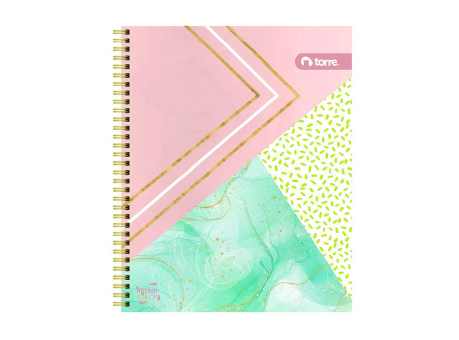  CUADERNO UNIV. E/D 100 HJ M7 TORRE TRENDY COLOR 