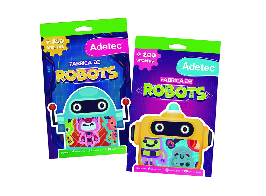  BLOCK STICKERS ROBOTS ADETEC 