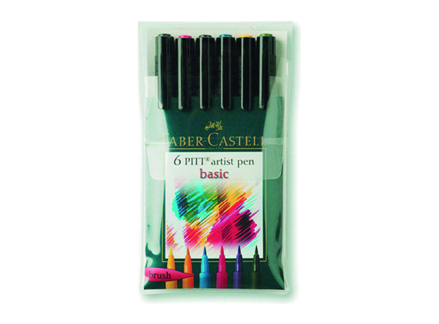  PINCEL SET FABER 6 UNIDADES RECARGABLES 