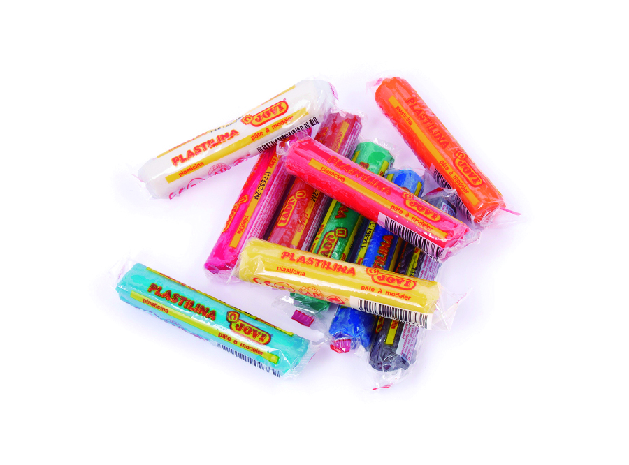  PLASTICINA 10 COLORES JOVI 