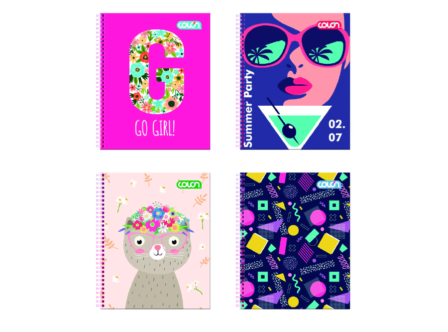  CUADERNO UNIV. E/D 100 HJ M7 COLON MUJER 