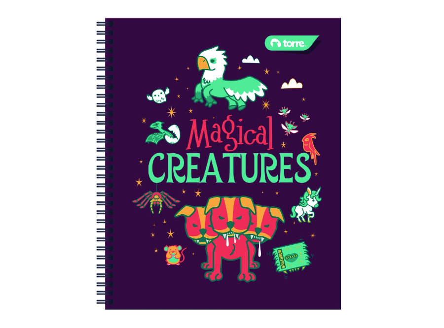  CUADERNO UNIV. E/D 100 HJ M7 TORRE HARRY POTTER 2 