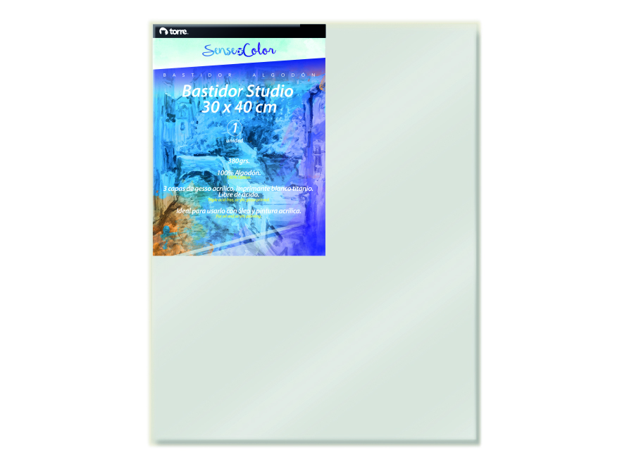  BASTIDOR ESTUDIO 30 X 40 CM X 1 UN TORRE 