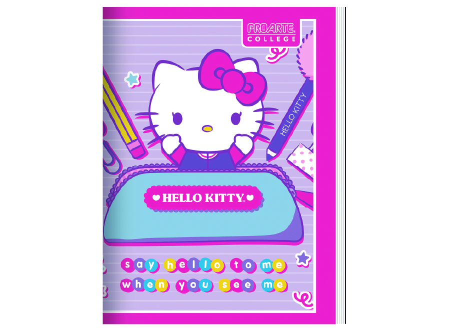  CUADERNO COLLEGE M7 100 HJ HELLO KITTI PROARTE 