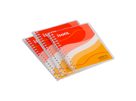  LIBRETA LINEADA PLASTIFICADA N.1 60 HJ. ISOFIT 