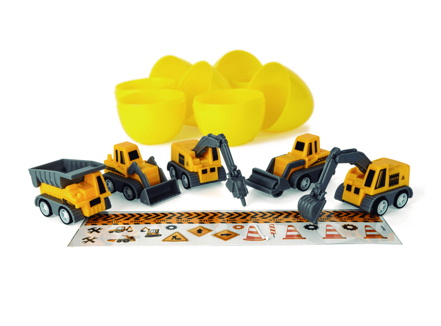  HUEVO SORPRESA CAMIONES LETS BUILT X 24 UN WERO 