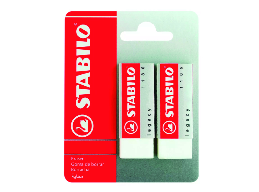  GOMA BORRAR LEGACY STABILO X 2 UN GRANDE 