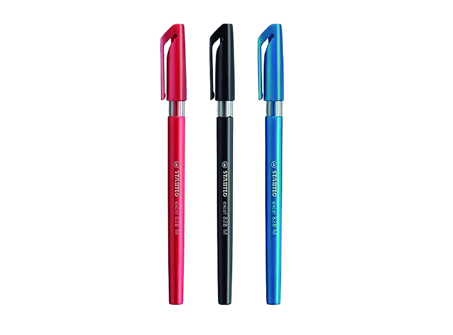  BOLIGRAFOS 0.4 P.FINA COL.SUR RJ-AZ-NG X 3UN STABI 