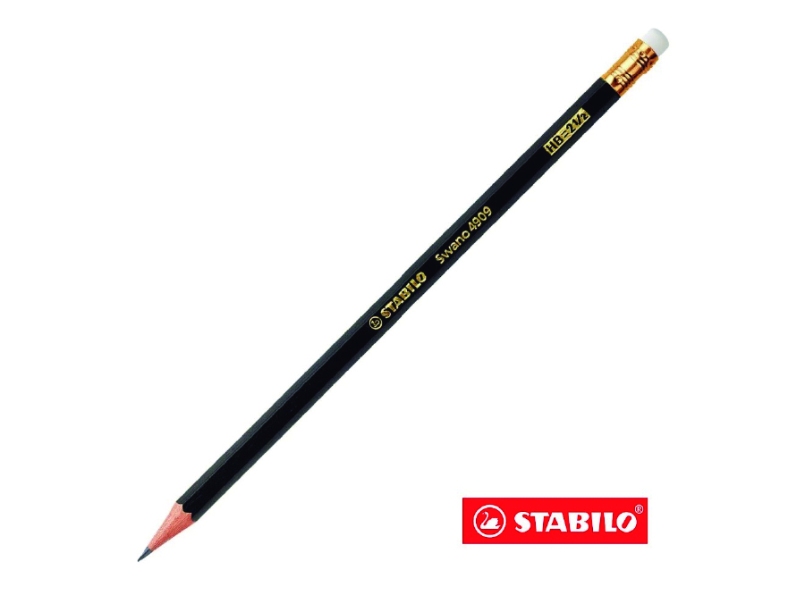  LAPIZ GRAFITO N.2 C/GOMA REDON. DP X 12UN 4909 STA 