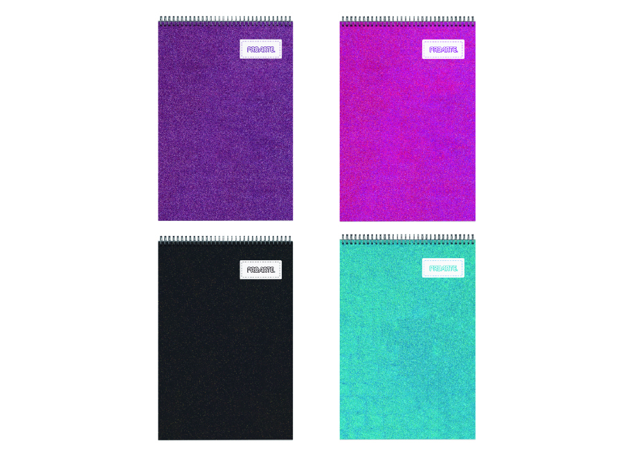  CROQUERA 22 X 32 CM ESPIRAL 80 HJ GLOW PROARTE 