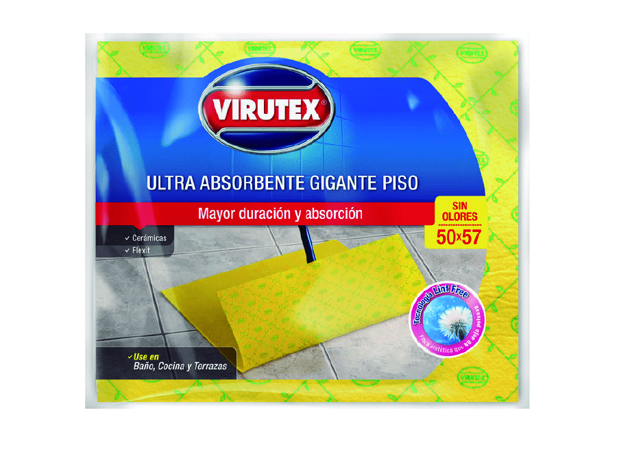  TRAPERO SIN OJAL 50 X 57 VIRUTEX ULTRA ABSORBENTE 