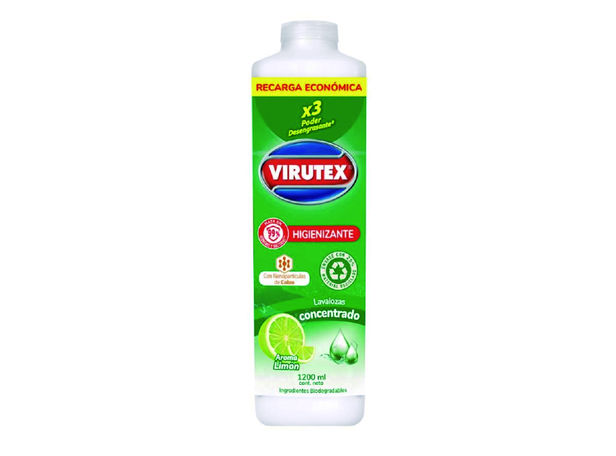  LAVALOZA LIQ   1.2 LT VIRUTEX LIMON 