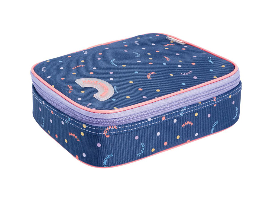  ESTUCHE ESCOLAR BOX DOTS TILIBRA 