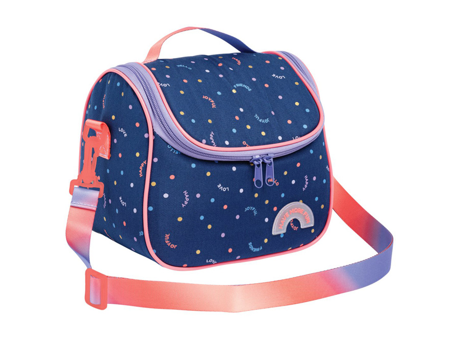  LONCHERA TILIBRA DOTS AZUL 