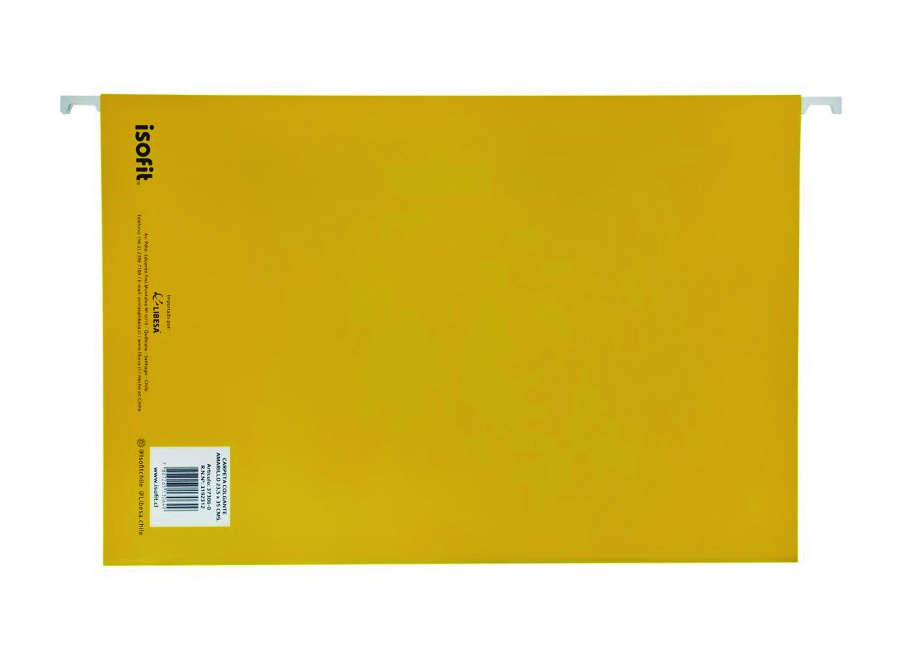  CARPETA COLGANTE ISOFIT TERMOLAMI/AMARILLO 