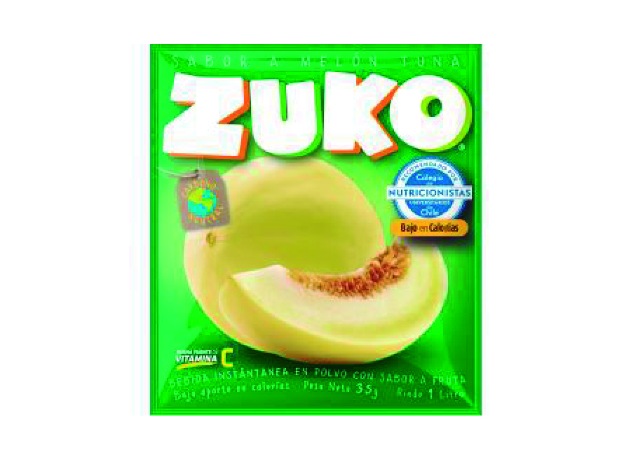  JUGO POLVO 15 GR ZUKO X 10 UN MELON 