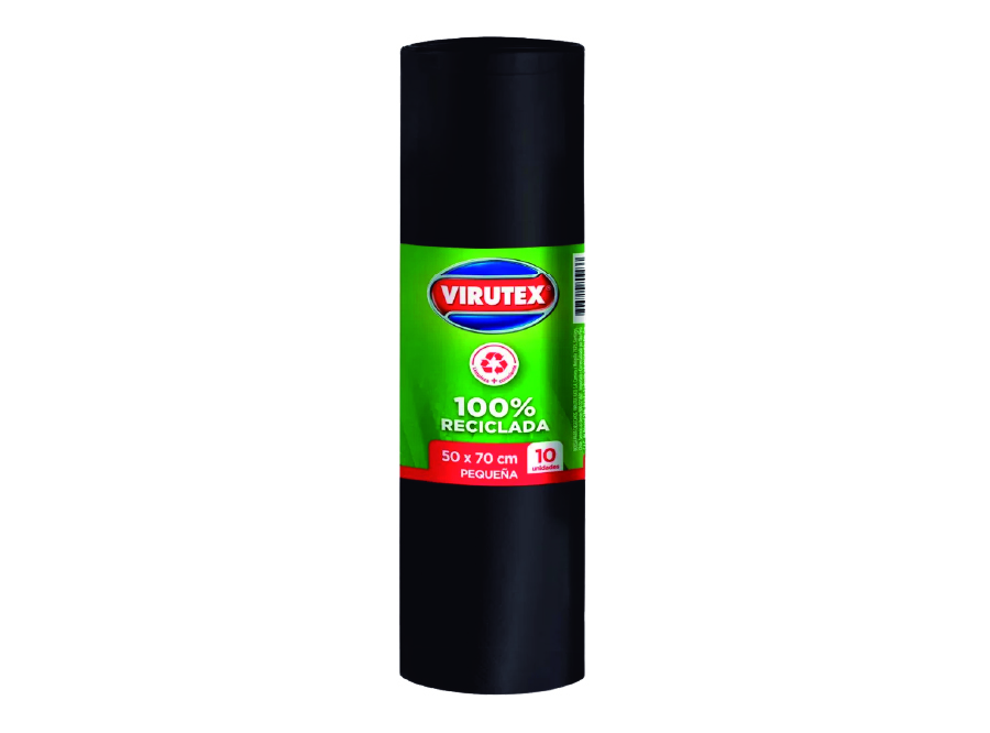  BOLSA BASURA BIOROLLO 50 X 70  X 10UN 21MC VIRUTEX 