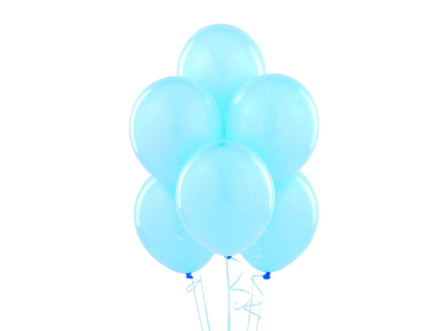  GLOBOS N.  9 LISO X 50 UN CELESTE GLAM 