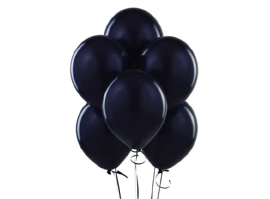  GLOBOS N.  9 LISO X 50 UN NEGRO GLAM 