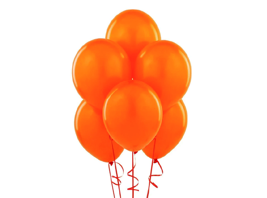  GLOBOS N.  9 LISO X 50 UN NARANJA GLAM 