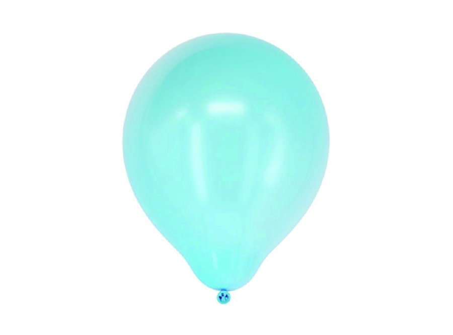  GLOBOS N.  9 LISO X 25 UN CELESTE KIKO 