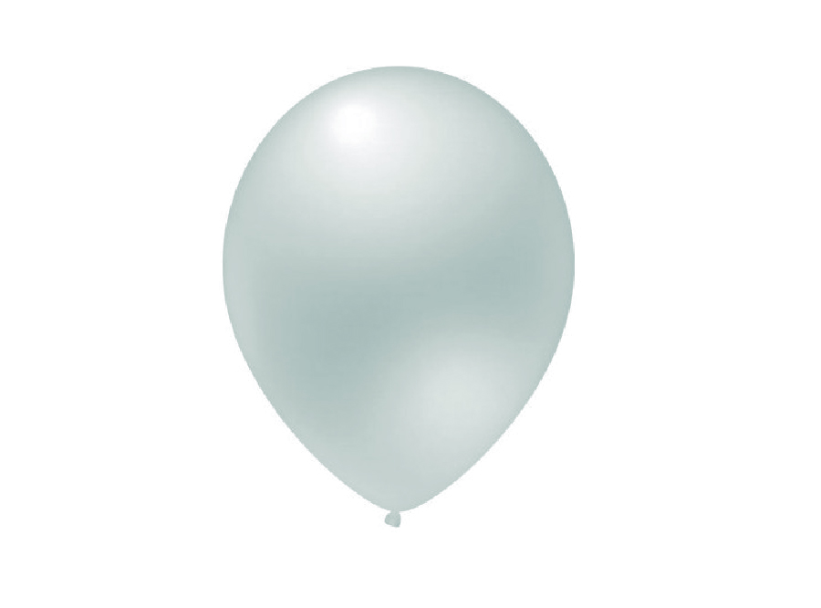  GLOBOS N.  9 LISO X 25 UN GRIS KIKO 
