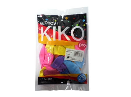  GLOBOS N.  9 LISO X 25 UN COL.SURTI KIKO 