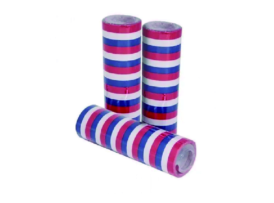  F.PATR.SERPENTINA TRICOLOR AZ-RJ-BL ROLLO X 1 UND 