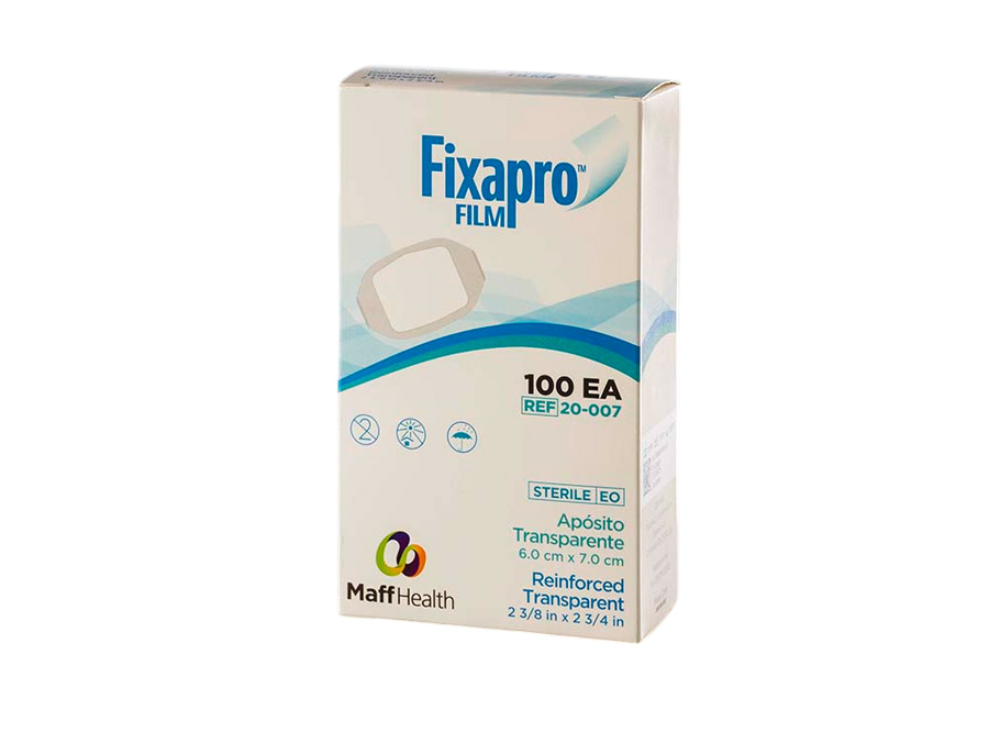  APOSITO TRANSPARENTE 6X7CM 100UN FIXAPRO 