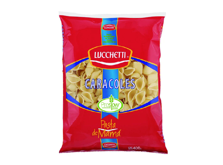  FIDEO 400 GR CARACOLES LUCCHETTI 
