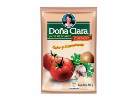  SALSA TOMATE 200 GR DO�A CLARA ITALIANA DOYPACK 