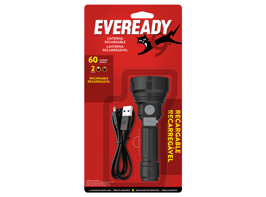  LINTERNA LED EVEREADY MINI RECARGABLE 