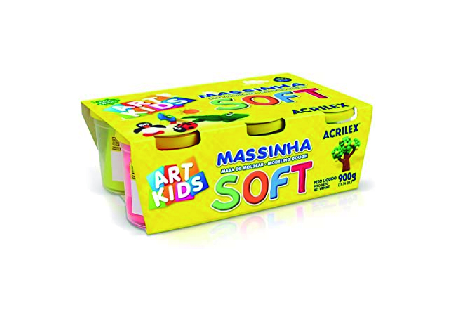  MASA P/MODELAR 150 GR DP X 6 COLORES ACRILEX 