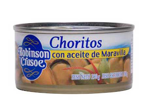  CHORITOS  ACEITE 190 GR ROBINSON CRUSOE 