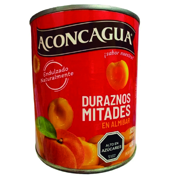  DURAZNO MITAD 590 GR ACONCAGUA TARRO 