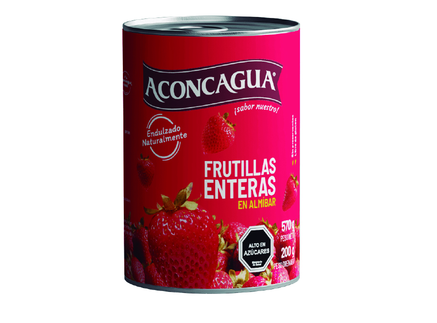  FRUTILLAS JUGO 570 GR ACONCAGUA ENTERA TARRO 