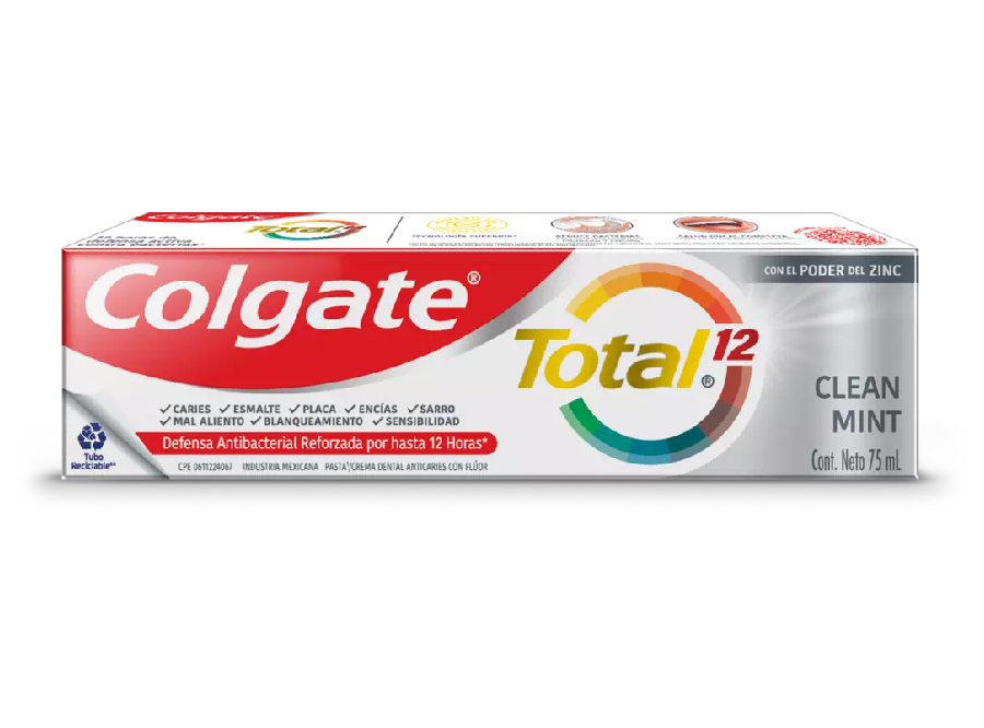  PASTA DENTAL  75 GR COLGATE TOTAL ORIGINAL MINT 