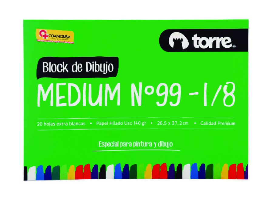  BLOCK DIBUJO  99 1/8 20 HJ TORRE IMAGIA 