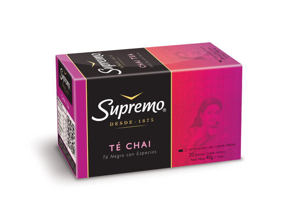  TE DP X 20 UN NEGRO CHAI SUPREMO. 