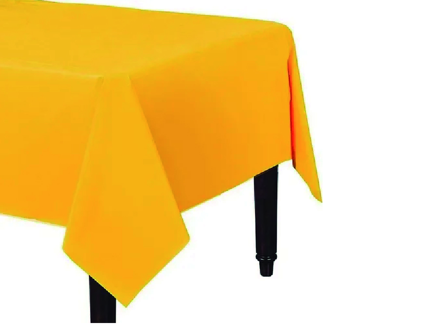  MANTEL PLAST. 137X274 CM AMARILLO GLAM 