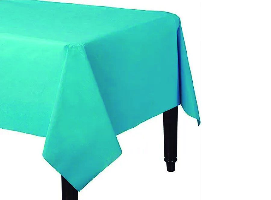  MANTEL PLAST. 137X274 CM TURQUESA GLAM 