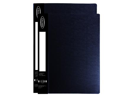  CARPETA C/FUNDA OFICIO NEGRO ARTEL 20 FUNDAS 