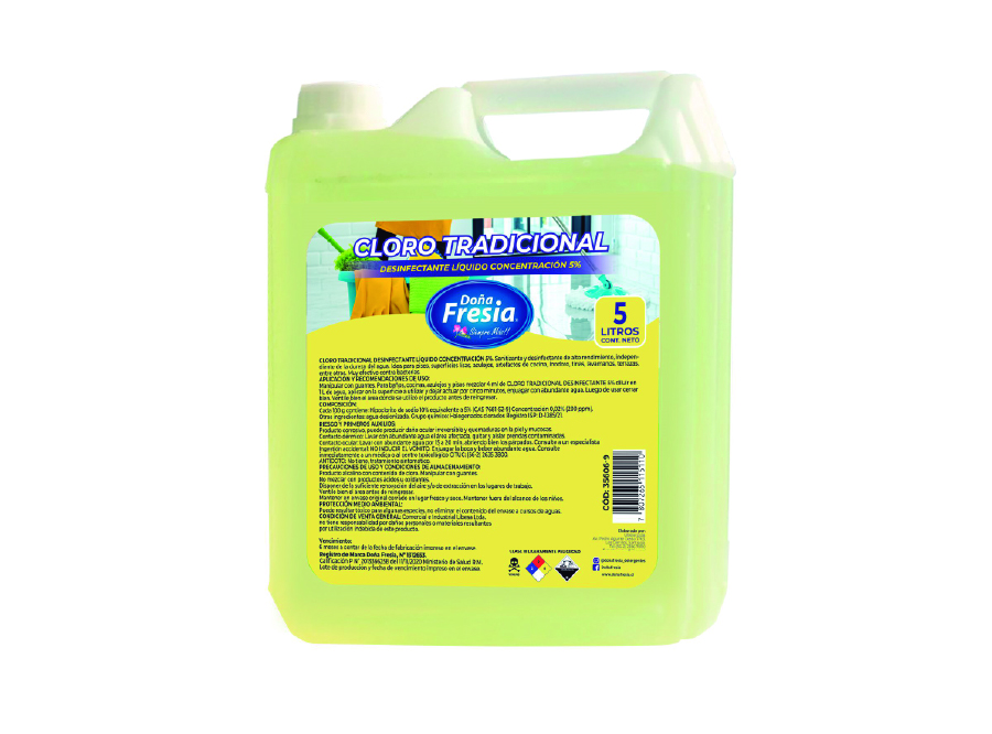  CLORO 5 LT. DO�A FRESIA  CONCENTRADO 