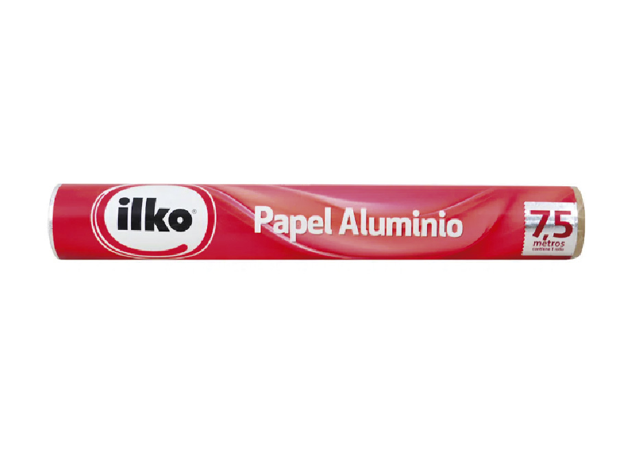  PAPEL ALUMINIO 30 X   7.5 MT. ILKO VIRUTEX 
