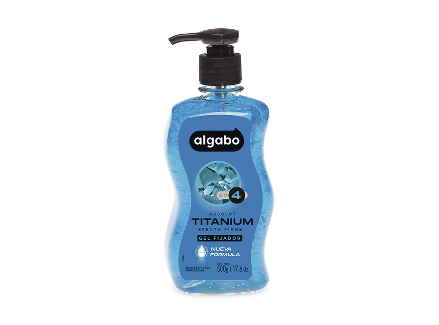  GEL CAPILAR 500 GR ALGABO 4 FIJACION FUERTE POT 